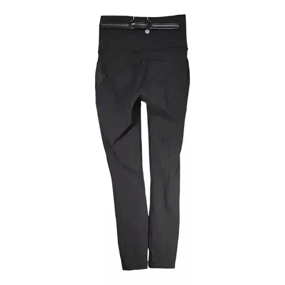 Lululemon Wunder Under Hi-Rise Tight Pleat It Full-On Luxtreme 25" Black 4 - Picture 2 of 4
